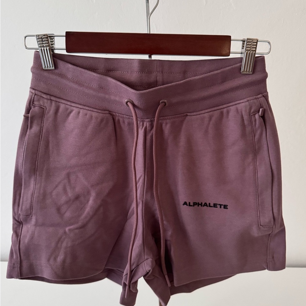 Alphalete Mauve Drawstring Athletic Lounge Shorts